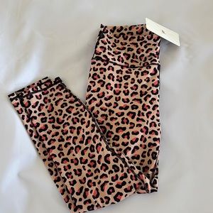 High waisted printed powerhold 7/8 leggings
